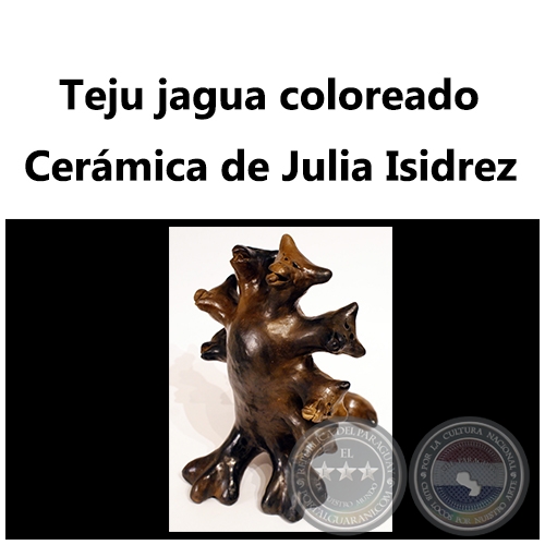 Teju jagua coloreado - Obra de Julia Isidrez